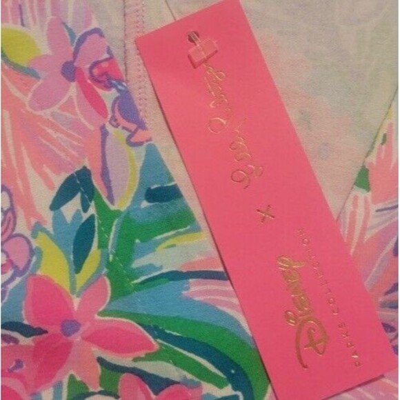 - Disney Parks Lilly Pulitzer Jacket Small 3/4 Zip Pullover‎ Dreami… - Picture 6 of 7